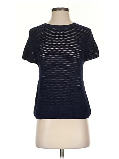 Pre-owned Vince Pullover Sweater In Blue