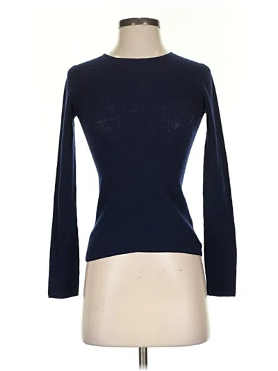 Pre-owned Vince Pullover Sweater In Blue