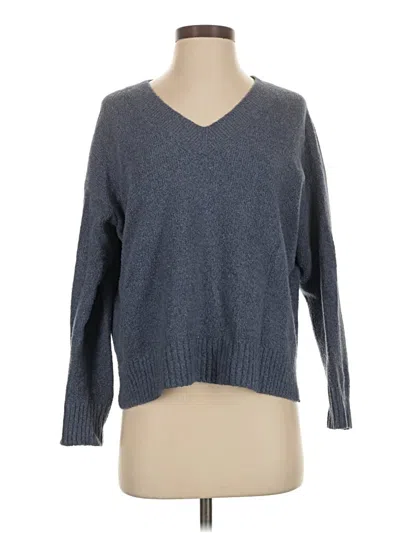 Pre-owned Vince Pullover Sweater In Blue
