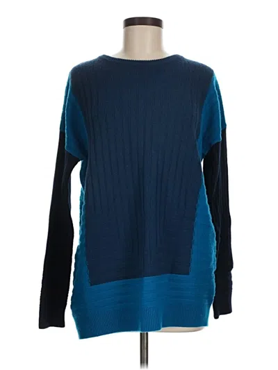 Pre-owned Vince Pullover Sweater In Blue