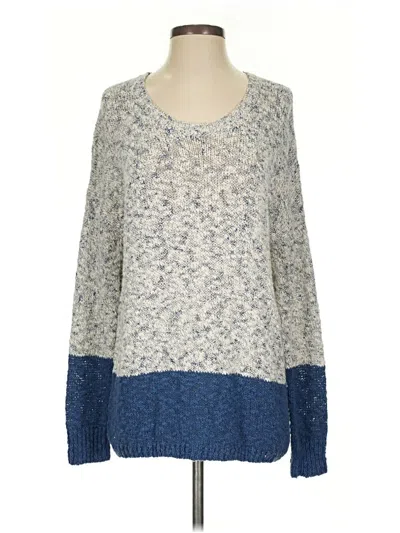Pre-owned Vince Pullover Sweater In Blue