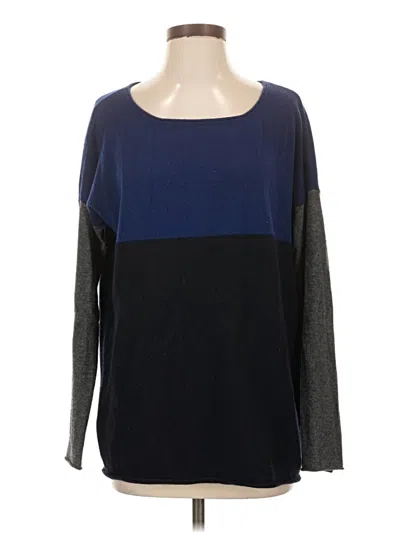 Pre-owned Vince Pullover Sweater In Blue