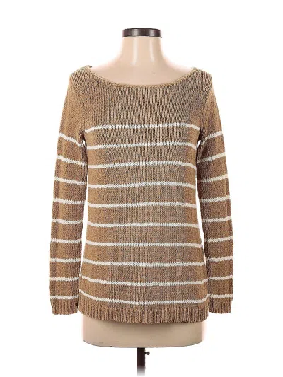 Pre-owned Vince Pullover Sweater In Brown
