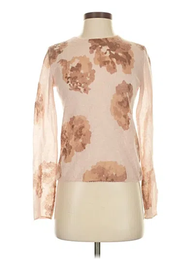 Pre-owned Vince Pullover Sweater In Brown