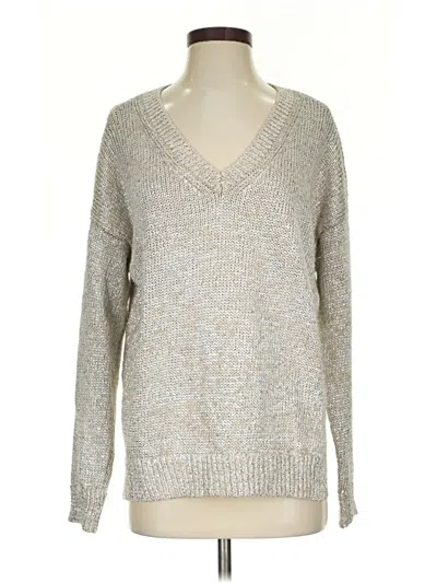 Pre-owned Vince Pullover Sweater In Brown