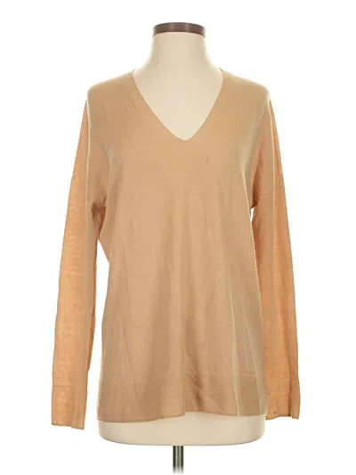Pre-owned Vince Pullover Sweater In Brown