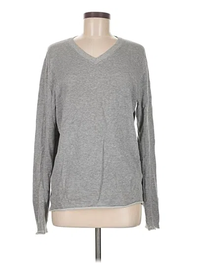 Pre-owned Vince Pullover Sweater In Gray