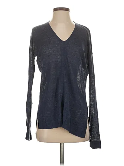 Pre-owned Vince Pullover Sweater In Gray