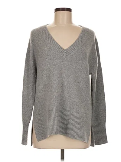 Pre-owned Vince Pullover Sweater In Gray