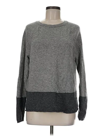 Pre-owned Vince Pullover Sweater In Gray