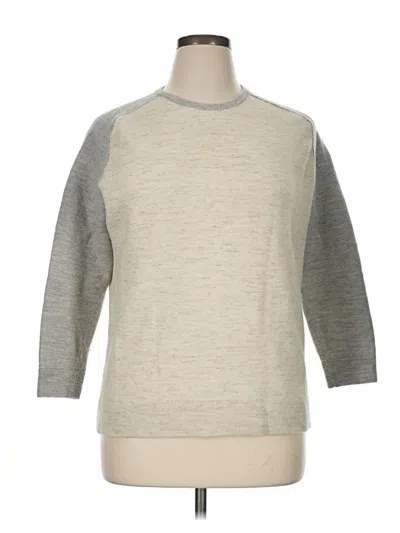Pre-owned Vince Pullover Sweater In Gray