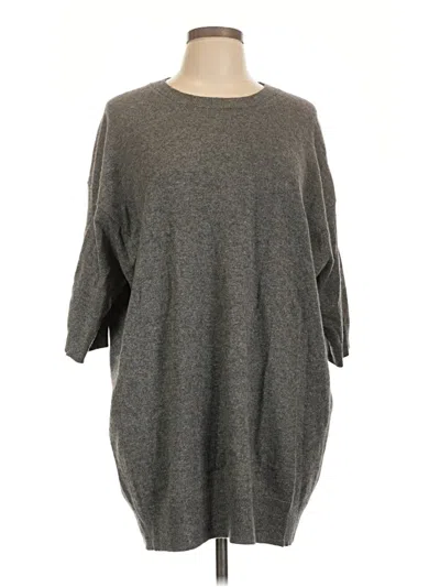 Pre-owned Vince Pullover Sweater In Gray