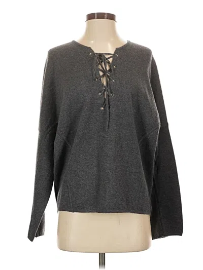 Pre-owned Vince Pullover Sweater In Gray
