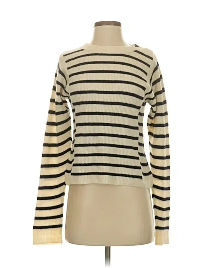 Pre-owned Vince Pullover Sweater In Ivory