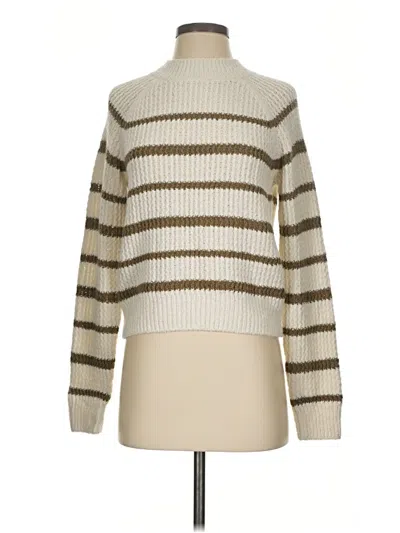 Pre-owned Vince Pullover Sweater In Ivory