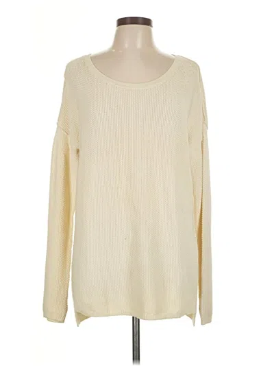 Pre-owned Vince Pullover Sweater In Ivory