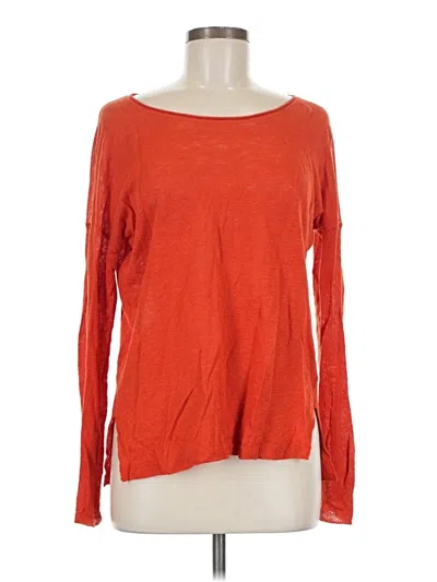 Pre-owned Vince Pullover Sweater In Orange