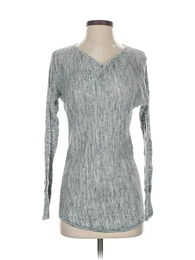 Pre-owned Vince Pullover Sweater In Silver