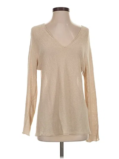 Pre-owned Vince Pullover Sweater In Tan