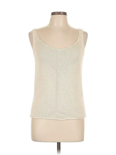 Pre-owned Vince Pullover Sweater In White