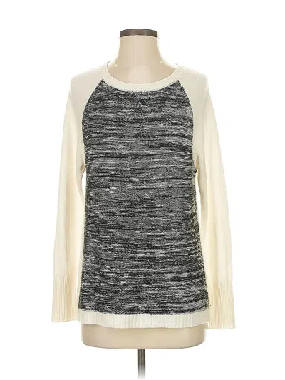 Pre-owned Vince Pullover Sweater In White