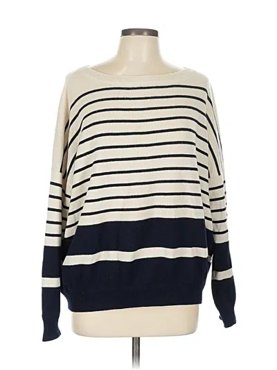 Pre-owned Vince Pullover Sweater In White