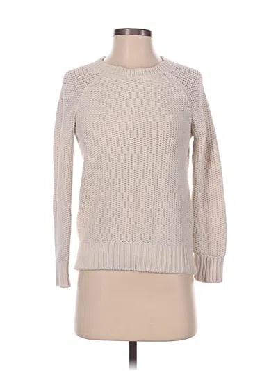 Pre-owned Vince Pullover Sweater In White