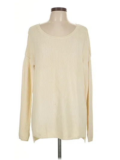 Pre-owned Vince Pullover Sweater In White