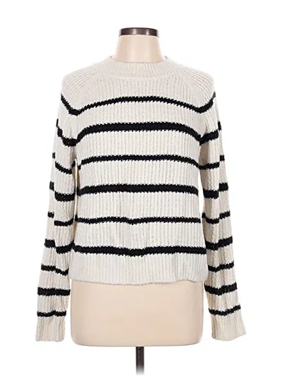 Pre-owned Vince Pullover Sweater In White