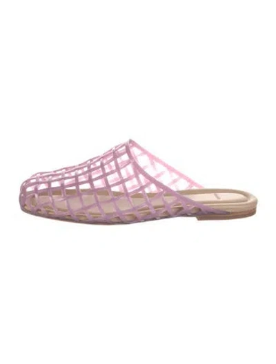 Pre-owned Vince Pvc Mules In Purple