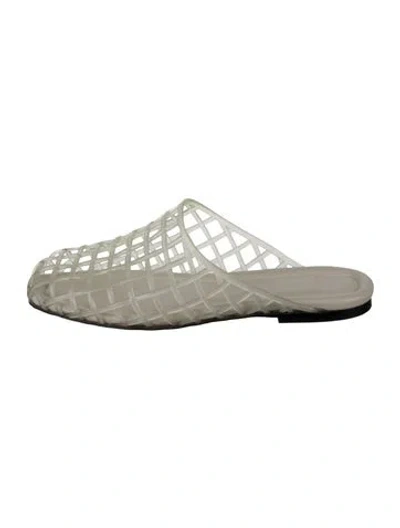 Pre-owned Vince Pvc Mules In White