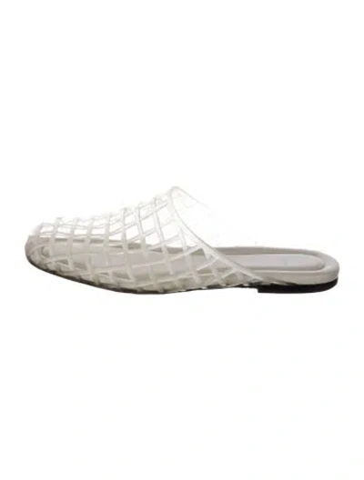 Pre-owned Vince Pvc Mules In White