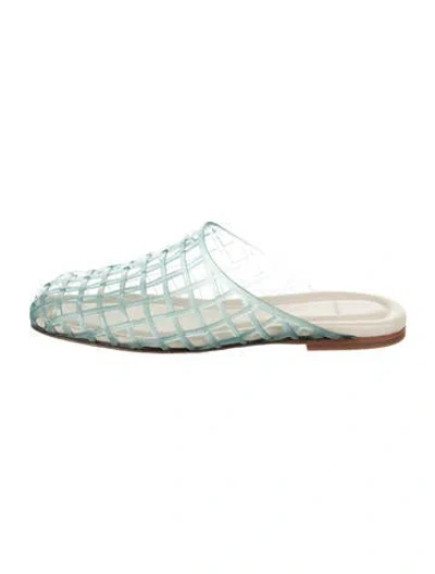 Pre-owned Vince Pvc Patterned Mules In Multicolor
