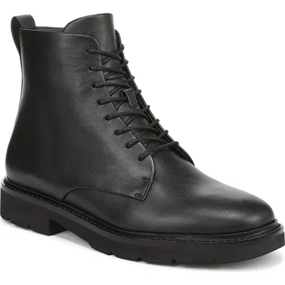 Vince Rae Leather Boot In Black