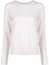 Vince Raglan-sleeve Crew-neck Jumper In White