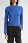 Vince Raglan Sleeve Wool & Cashmere Crewneck Sweater In Blue
