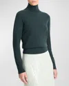 Vince Wool Blend Turtleneck Sweater In Sea Onyx
