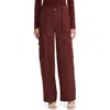 Vince Raver Flannel Cargo Pants In Dark Cinnamon Stick