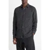 Vince Regular Fit Double Face Button-up Shirt In Gray