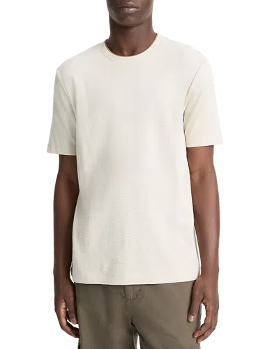 VINCE REGULAR FIT MICRO WAFFLE TEE