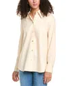 Vince Relaxed Button-down Linen-blend Shirt