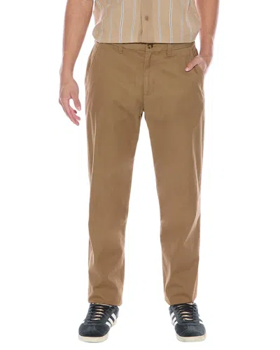 Vince Relaxed Chino Pant In Brown