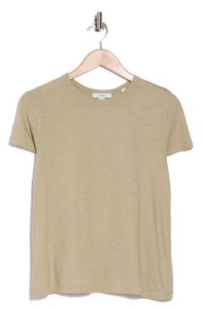 Vince Relaxed Fit Pima Cotton T-shirt In Sepia