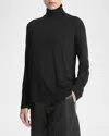 VINCE RELAXED LONG-SLEEVE TURTLENECK TOP