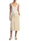 Vince Silk-blend Classic Bias Tank Cami In Beige