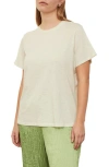 Shop Vince Relaxed Slub T-shirt In Honeydew