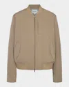 Vince Relaxed Technical Bomber Jacket In Neutral