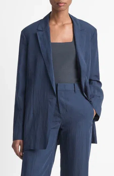 VINCE VINCE RELAXED TEXTURED BLAZER