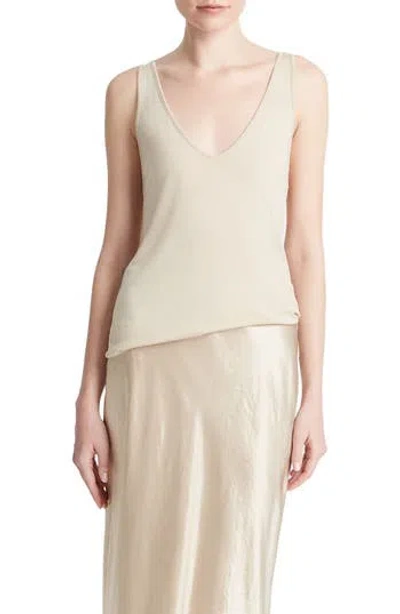 VINCE VINCE RELAXED V-NECK TANK