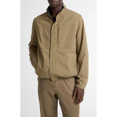 Vince High-neck Long-sleeved Casual Jacket In Neutral